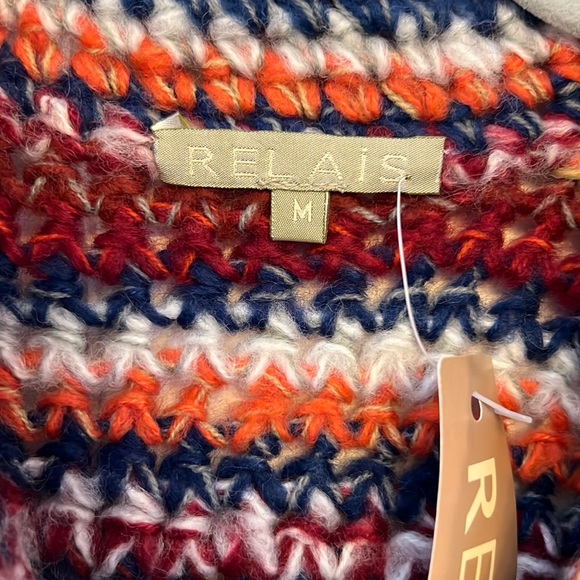 Multi color button down sweater - Picture 5 of 8